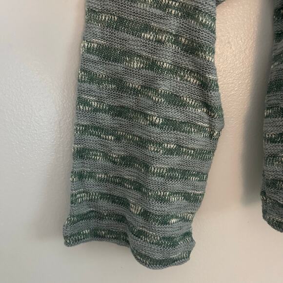 Madewell Women's Crewneck Slouch Knit Sweater Stripe Blue Horizon XS New - Picture 4 of 9